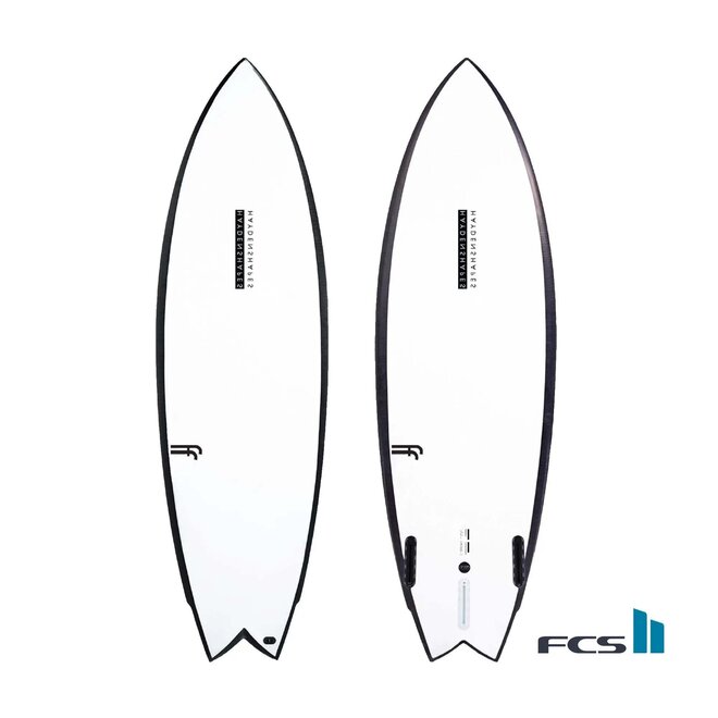 Haydenshapes Misc FF - FCS II - 2 + 1 Fin 5'11 Clear V2