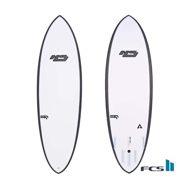 Haydenshapes Hypto Krypto FF - FCS II - 5 Fin 6'6 Clear
