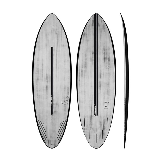 Torq Multiplier ACT - Futures - 5 Fin 5'8 Black Rail