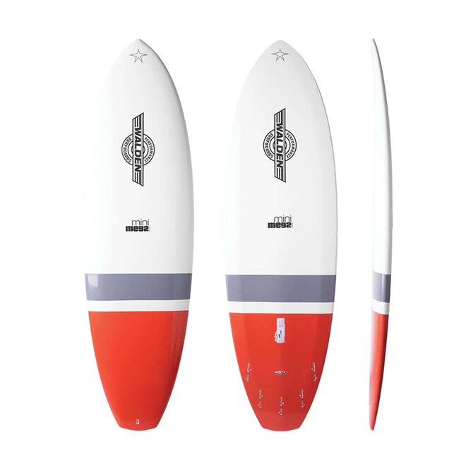 Walden Mini Mega Magic - Tuflite - FCS II - 5 Fin 6'10 Red