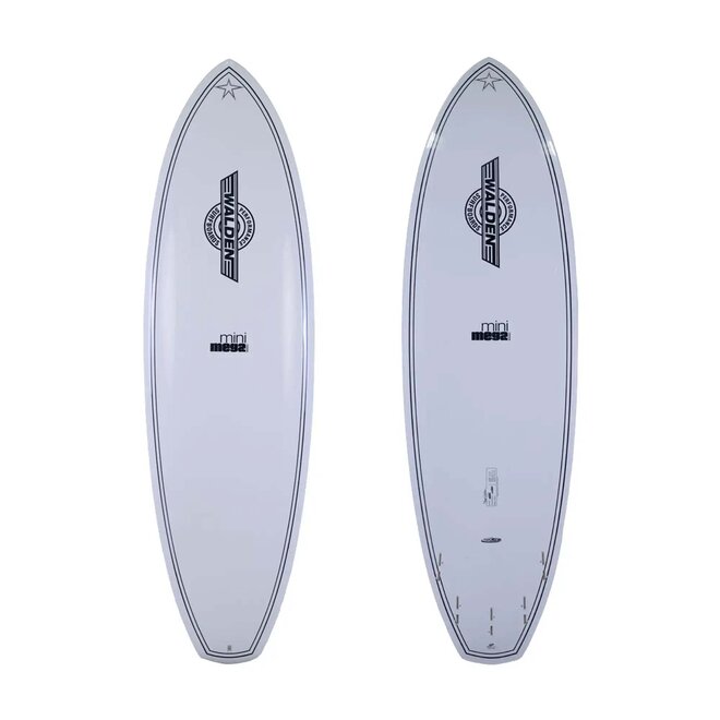 Walden Mini Mega Magic - Tuflite - FCS II - 5 Fin 6'10 Clear