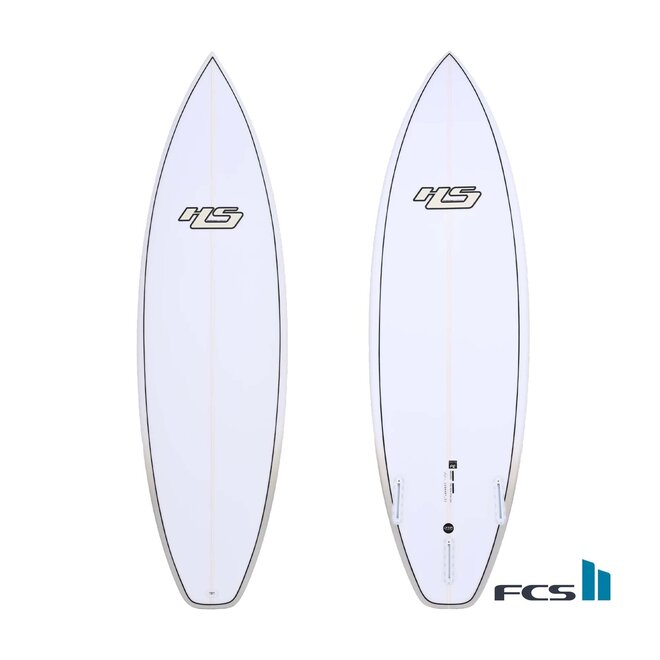 Haydenshapes Cohort I PE - FCS II - 3 Fin 5'8 Clear