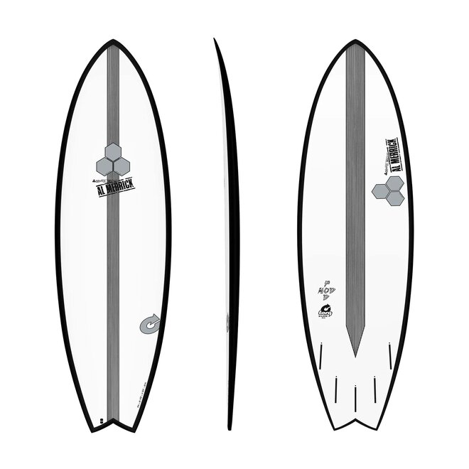 Channel Islands Pod Mod - Al Merrick - X-Lite - Futures - 5 Fin 5'6 Black Rail