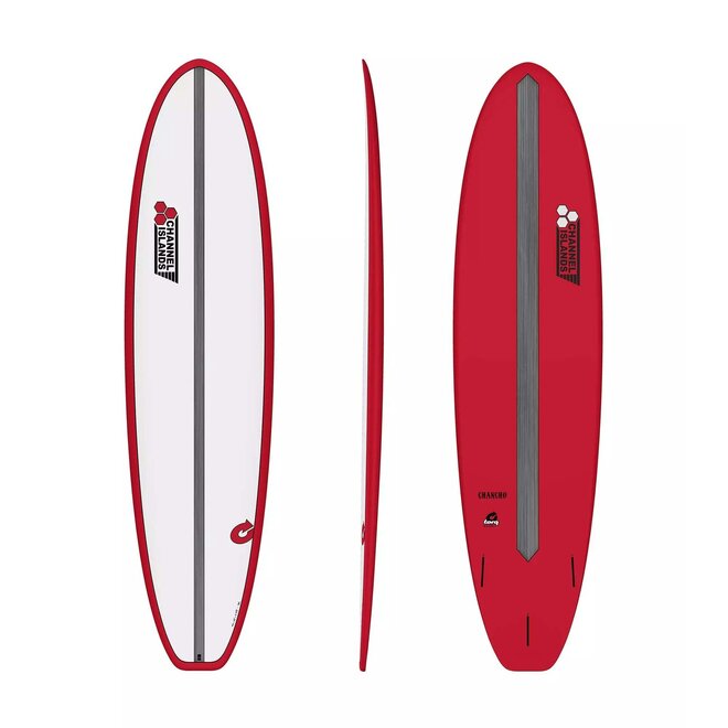 Channel Islands Chancho - Al Merrick - X-Lite - Futures - 3 Fin 7'0 Red