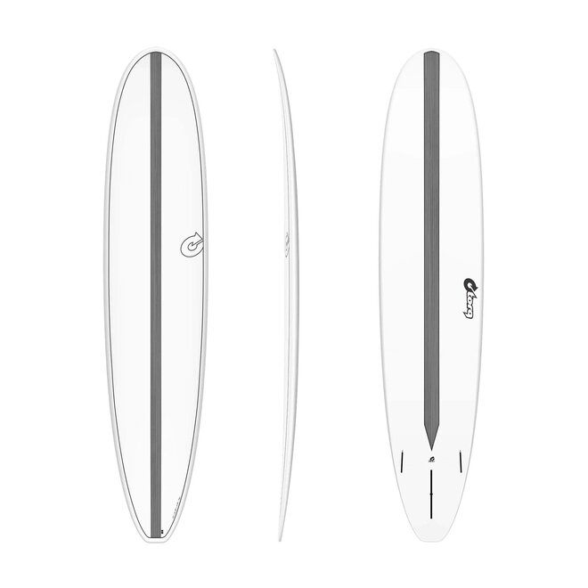 Torq Longboard CS - Futures - 2 + 1 Fin 8'0 White