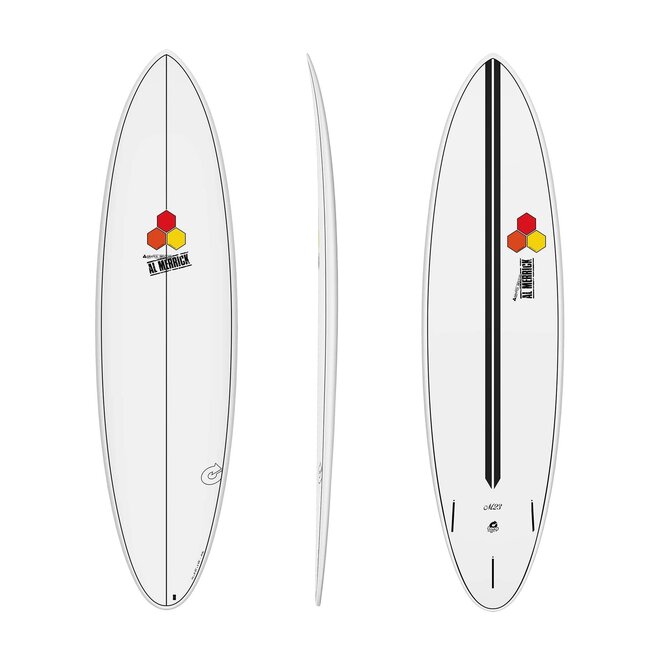 Channel Islands M23 - Al Merrick - X-Lite - Futures - 3 Fin 7'0 White Pinline