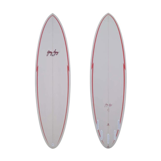 Gerry Lopez Squirty - Fusion HD - Futures - 5 Fin 6'4 Clear