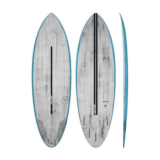 Torq Multiplier ACT - Futures - 5 Fin 6'4 Blue Rail