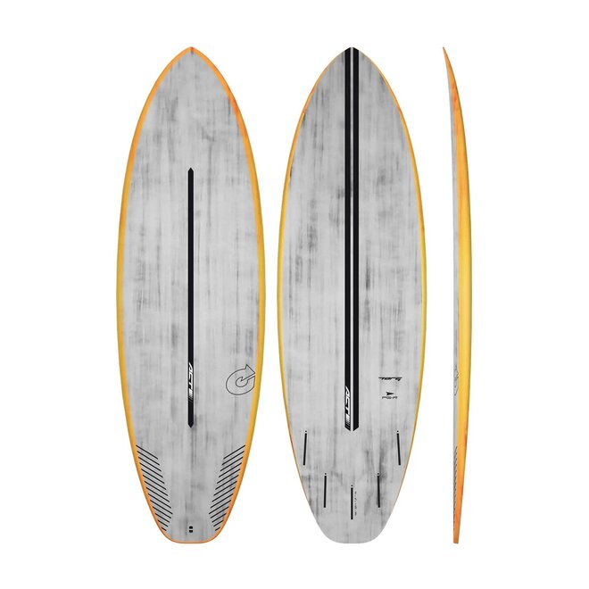 Torq PG-R ACT - Futures - 5 Fin 6'2 Orange Rail