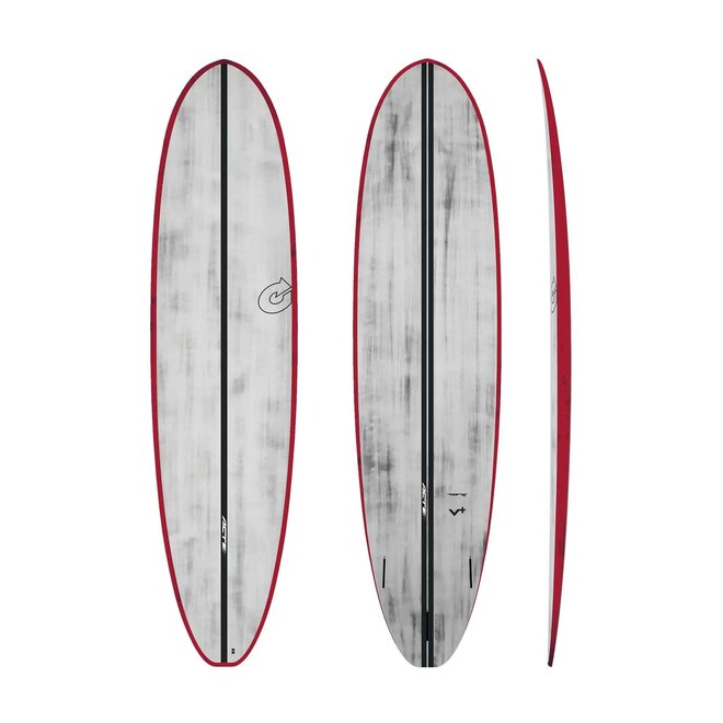 Torq V+ ACT - Futures - 3 Fin 8'0 Red Rail