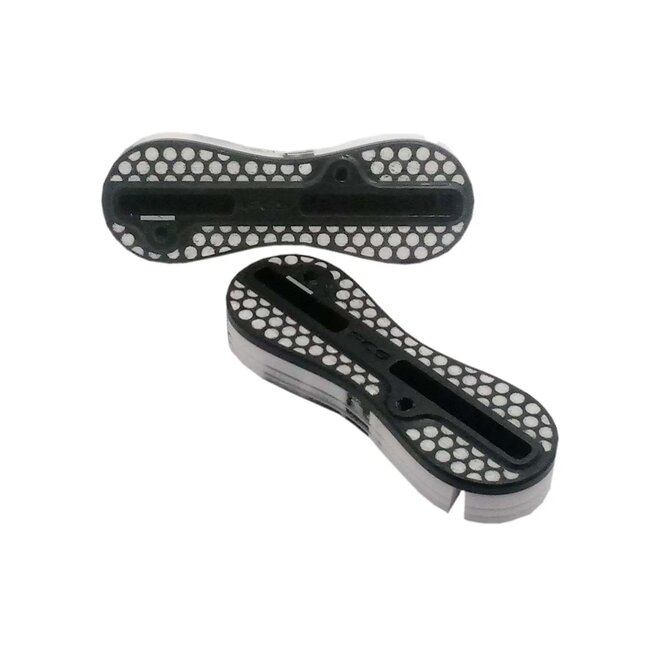 FCS II Side Fin Plug Set 3 Degrees Black