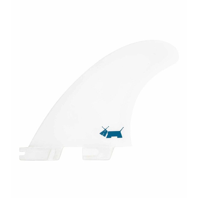 FCS II Skindog Performance Core Sidebite Fins Medium White