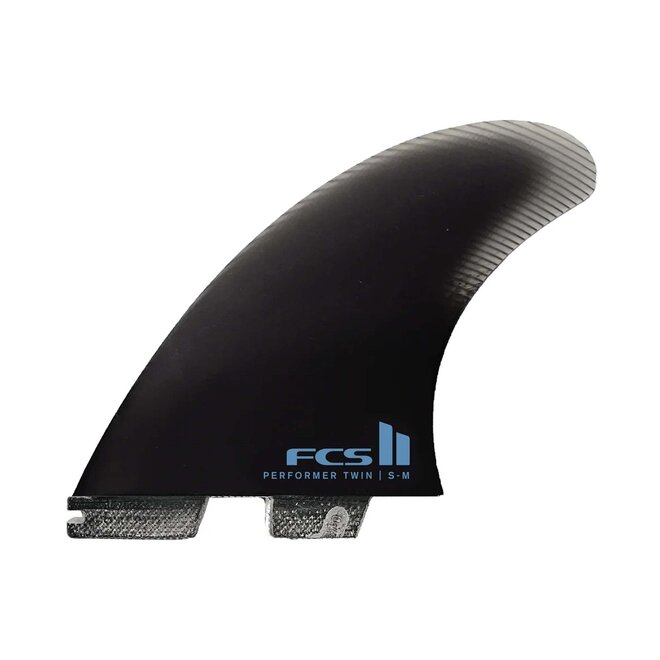 FCS II Performer Twin +1 PG - S-M Black Fins Medium