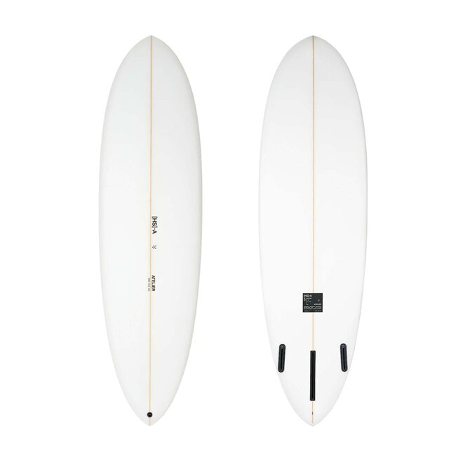 HS Atelier Cruiser PU - Futures - 2 + 1 Fin 6'4 Clear