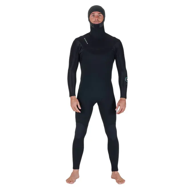 Vissla New Seas 5/4 Heren Hooded Wetsuit U-Zip