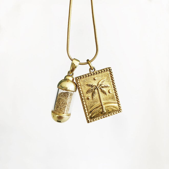 Laguna Treasures Beach Pendant Ketting My Loves Goud