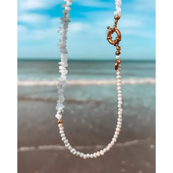 Laguna Treasures Iced Pearl Necklace