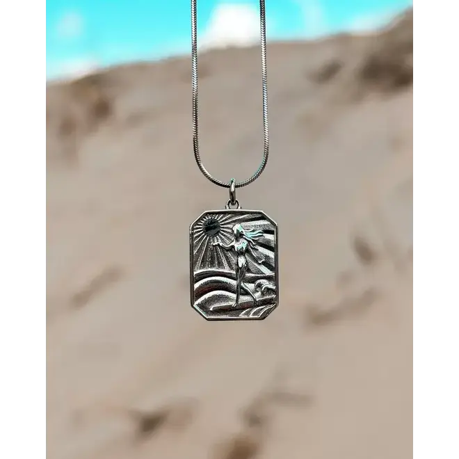 Laguna Treasures Oceaan Ketting Surfgirl Zilver