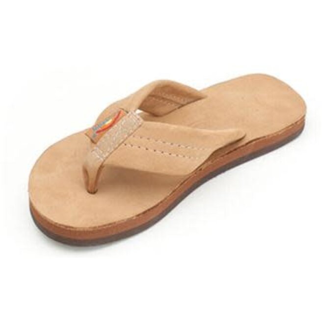 Rainbow Kids Premier Leather Sierra Brown Slippers