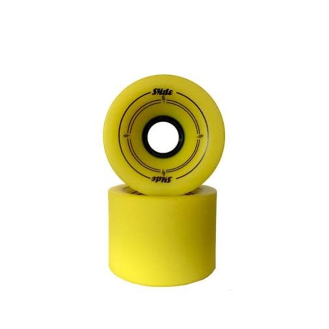 Slide Surf Skate 70mm Wheel Set 78A Lime (pack Of 4 Wheels)