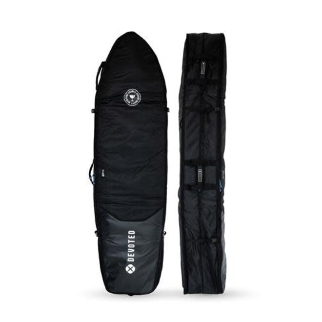 Devoted Fish 10mm Quad Boardbag 6'7"(2-4 Boards) Black