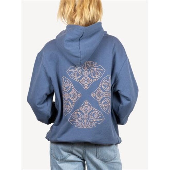 Devoted Printed Samoan Hood 480gr Blue