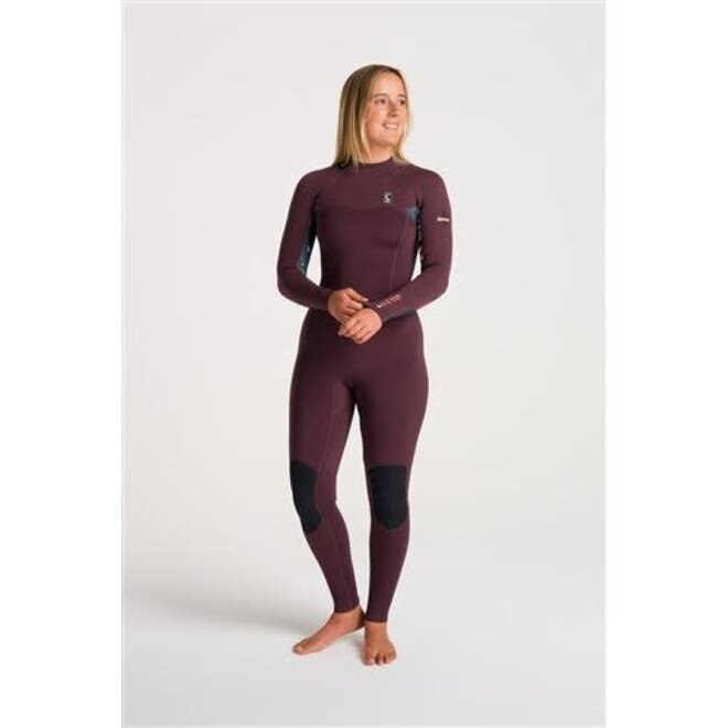 C-Skins NuWave Solace 3:2 Womens GBS Back Zip Steamer -RURX