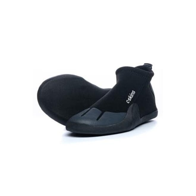 C-Skins C Legend 3mm Adult RT Reef Boots-BLACK-CHARCOAL