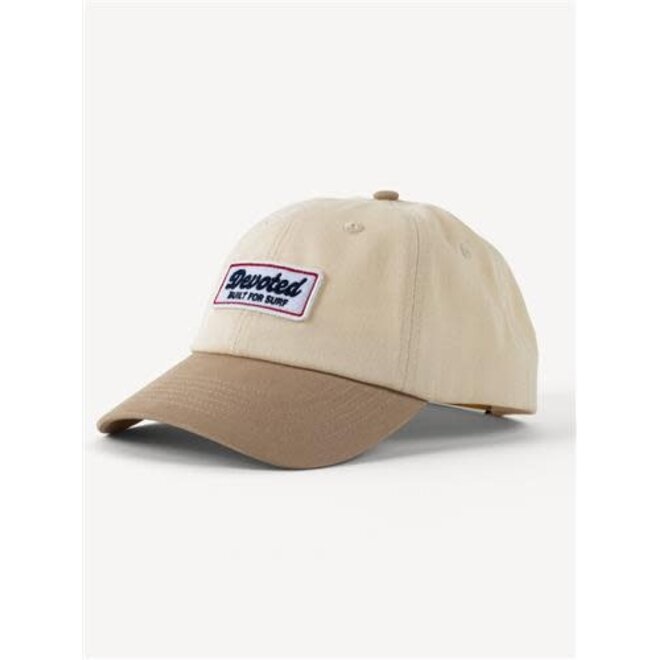 Devoted Canvas 6 Panel Cap Beige OSFM