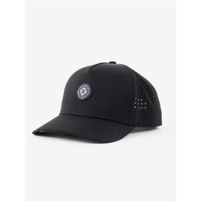 Devoted Quick Dry 5 Panel Cap Black OSFM