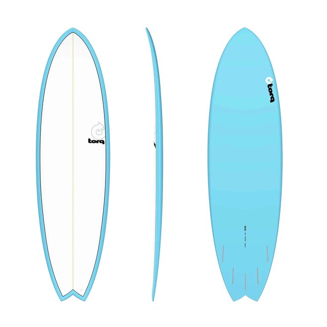 Torq Mod Fish TET - Futures - 5 Fin 6'6 Colour Pinline