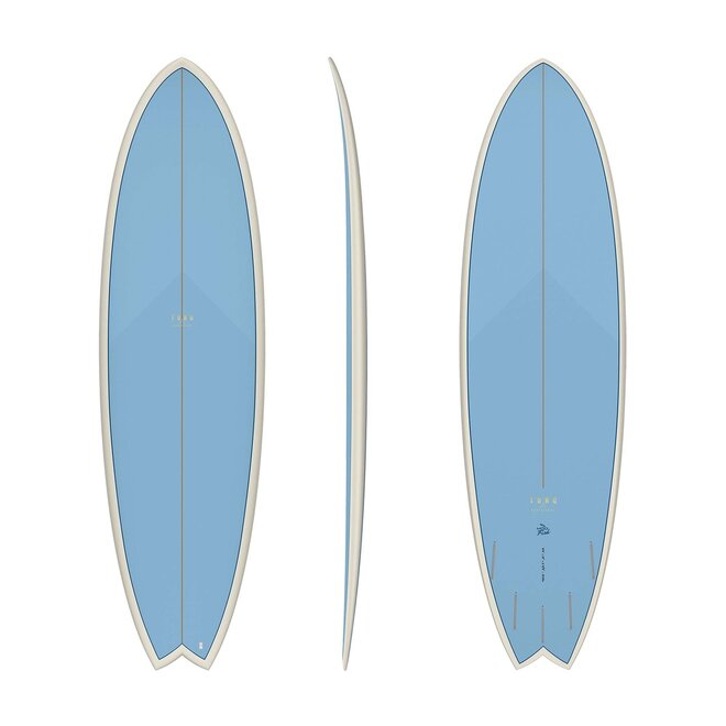 Torq Mod Fish TET - Futures - 5 Fin 6'10 Mako Blue