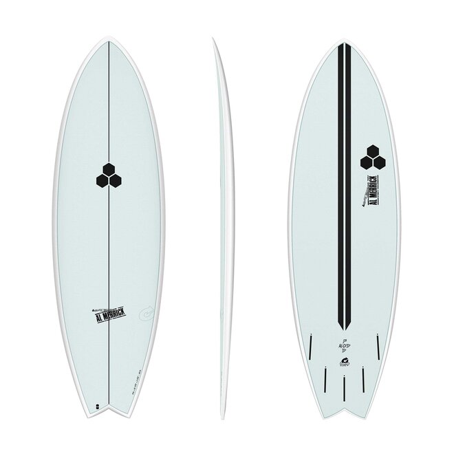 Channel Islands Pod Mod - Al Merrick - X-Lite - Futures - 5 Fin 6'2 Glacier Blue