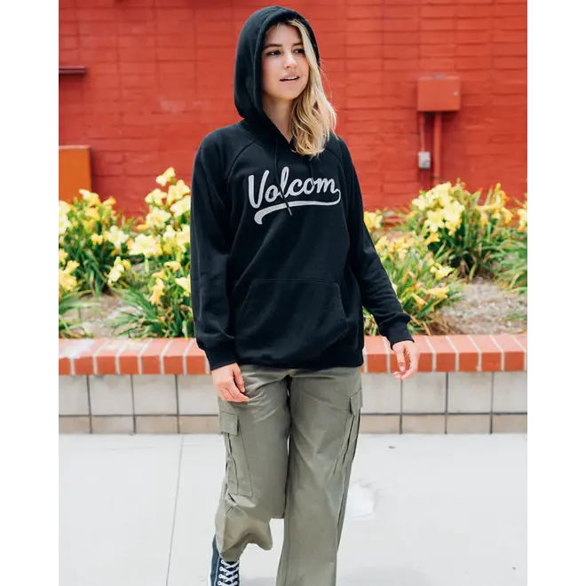 Volcom Women's Truly Stoked Hoodie Black