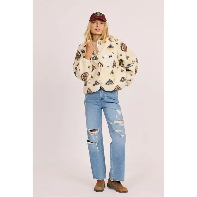 Sisstrevolution Damen Live Sherpa Fleece Buttermilk