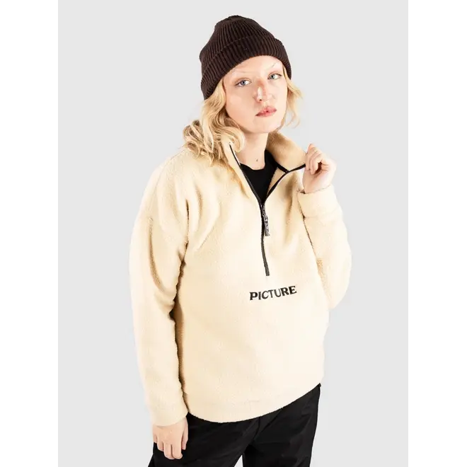 Picture Damen Cylla 1/4 Zip Fleece Wood Ash