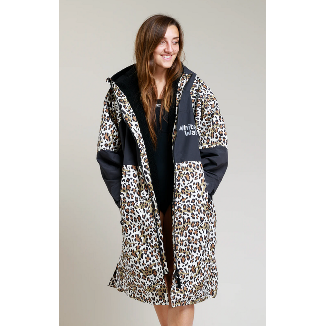 White Water Surf Poncho Jas Hardshell Leopard print