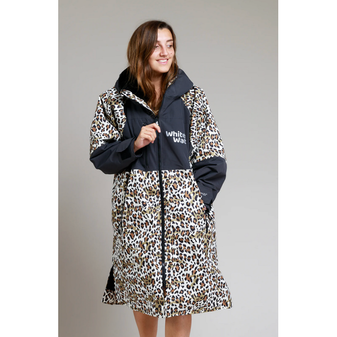 White Water Surf Poncho Jacket Hardshell Leopard print