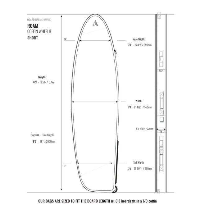 ROAM Coffin Wheelie Board Bag