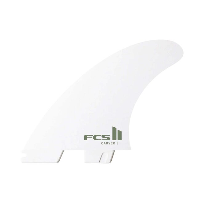 FCS II Carver Performance Core Thruster Fins - White Edition