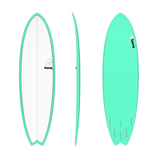 Torq Mod Fish TET - Futures - 5 Fin - End of Range 6'6 Seagreen