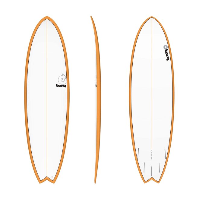 Torq Mod Fish TET - Futures - 5 Fin - End of Range 6'6 Colour Rail