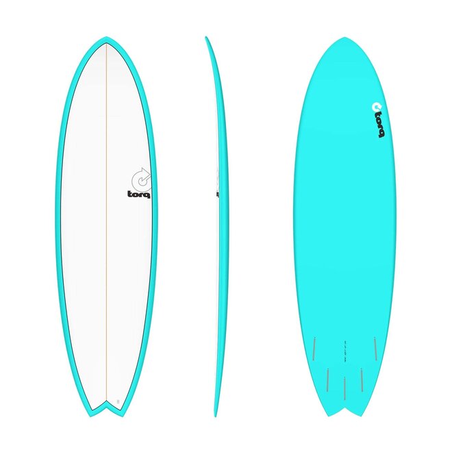Torq Mod Fish TET - Futures - 5 Fin - End of Range 7'2 Miami Blue