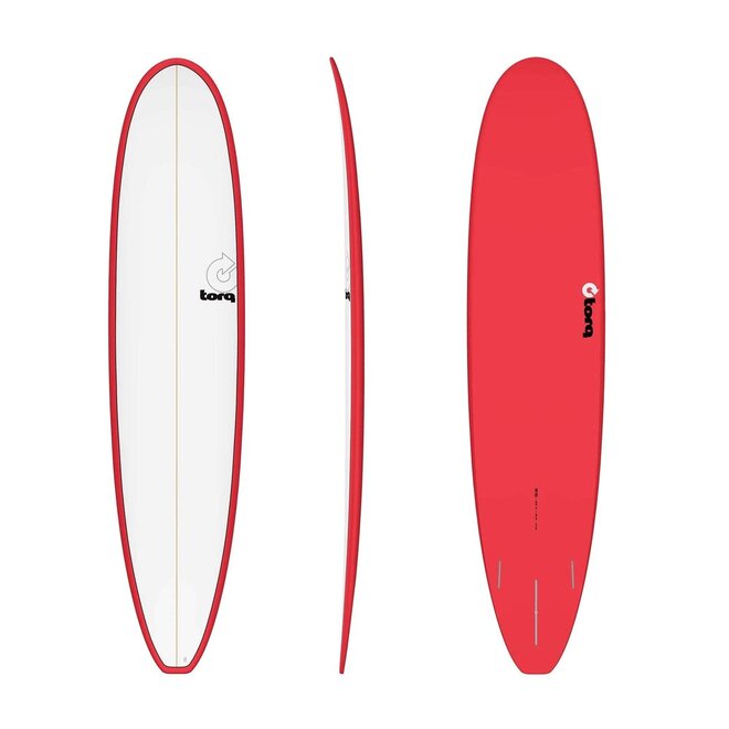 Torq Longboard TET - Futures - 2 + 1 Fin - End of Range 8'6 Colour Pinline