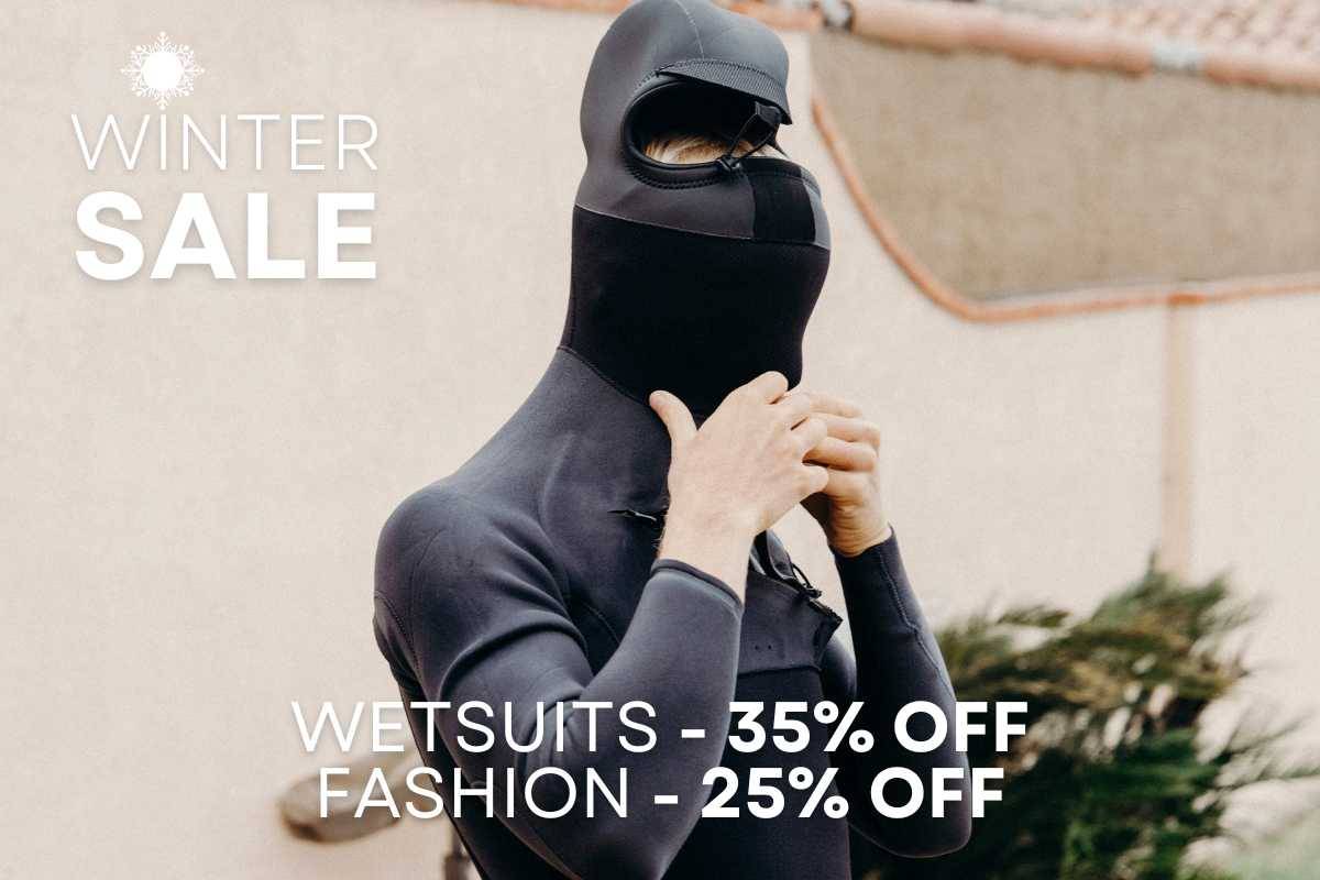 ALOHA WINTER SALE! - 35% korting op wetsuits en 25% op alle Fashion!