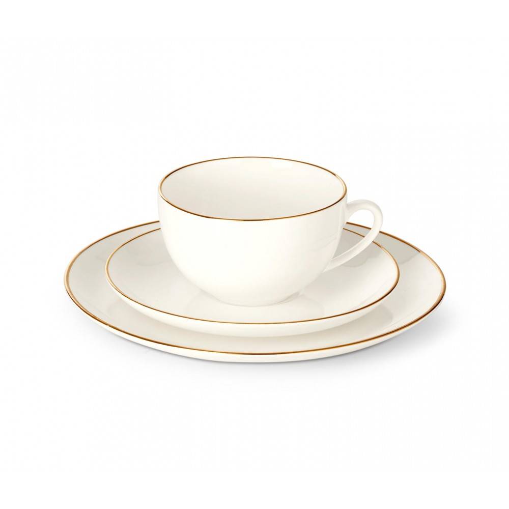 Tchibo 6 persoons ivoorporseleinen Koffie servies 353541