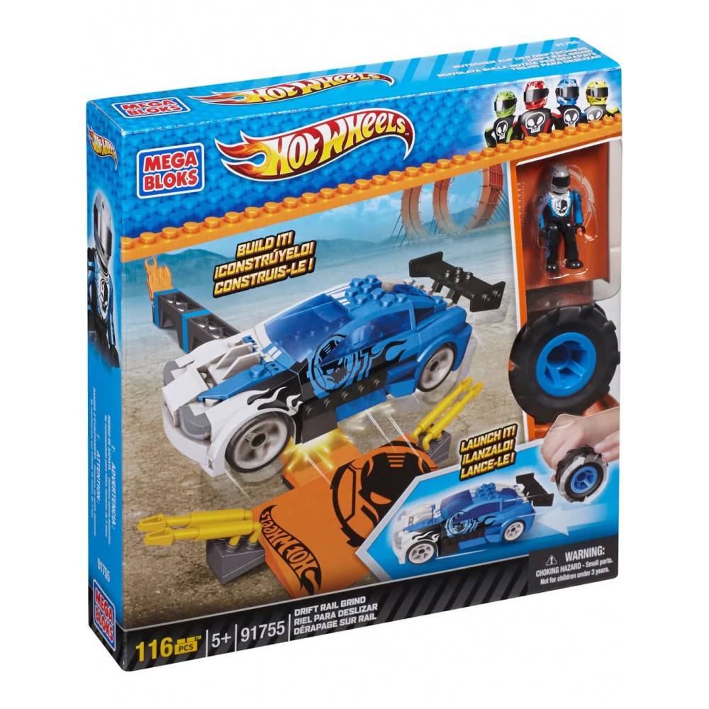 Mega Bloks Hot Wheels Drift Baanset - Constructiespeelgoed