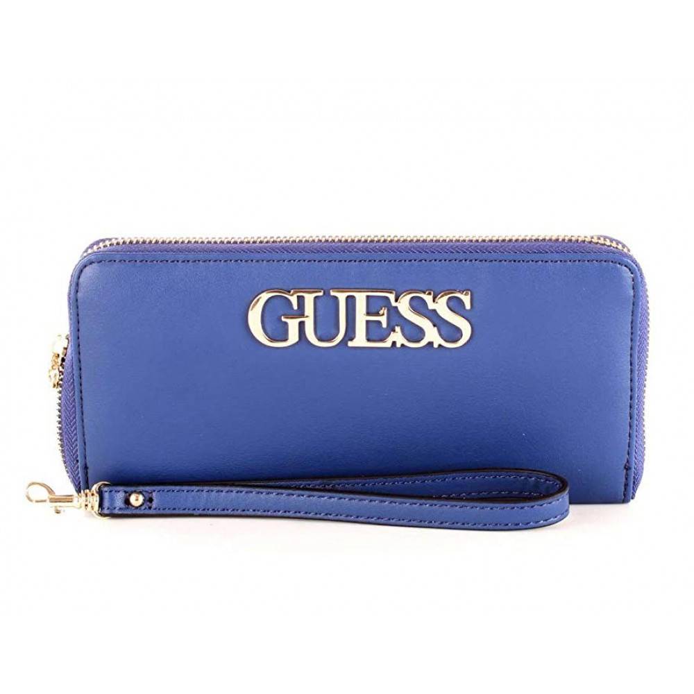 Guess Felix Lrg dames portemonnee blauw SWVG6876460/BLU