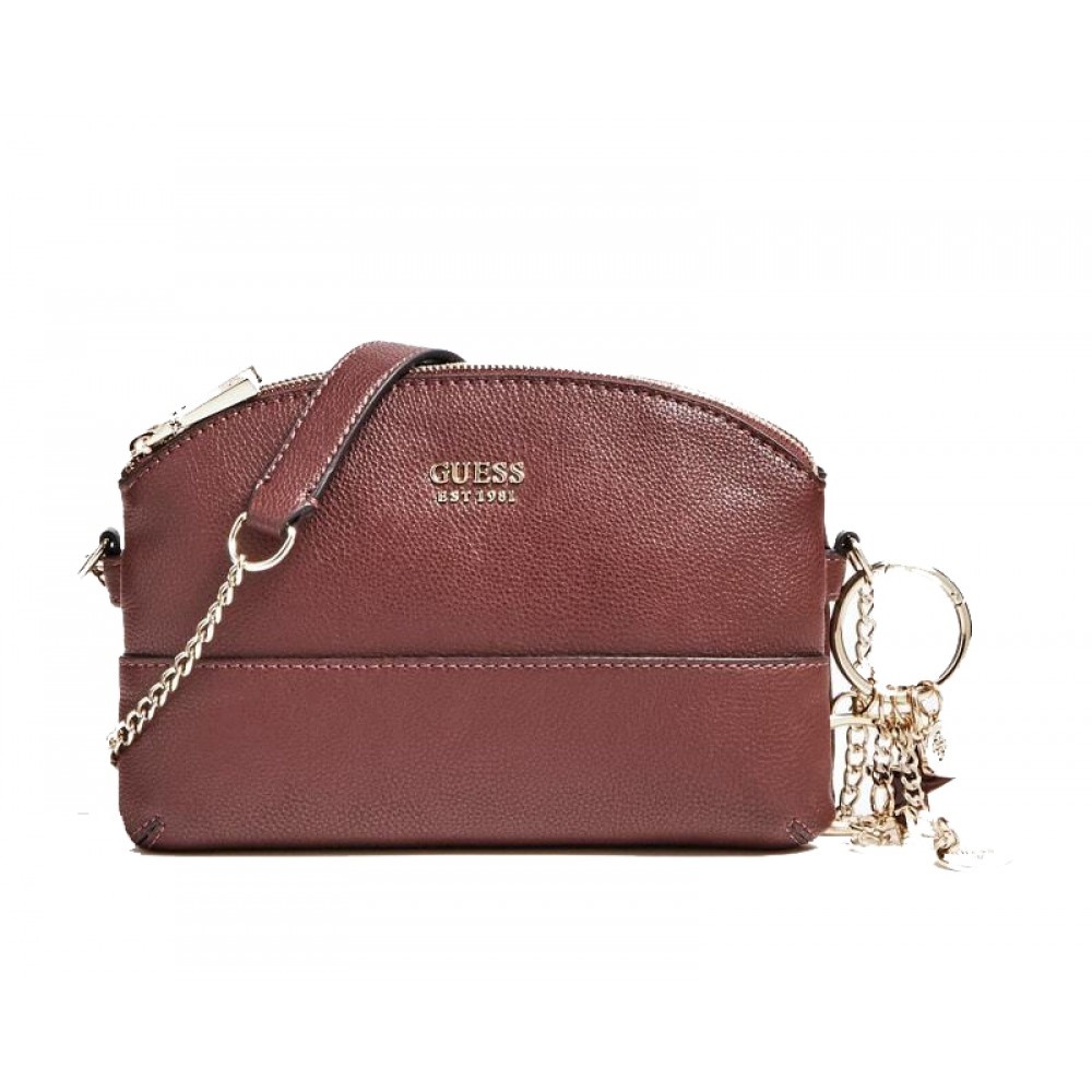 Guess dames mini schoudertas Lila Xbody Merlot HWVG7434690/MER