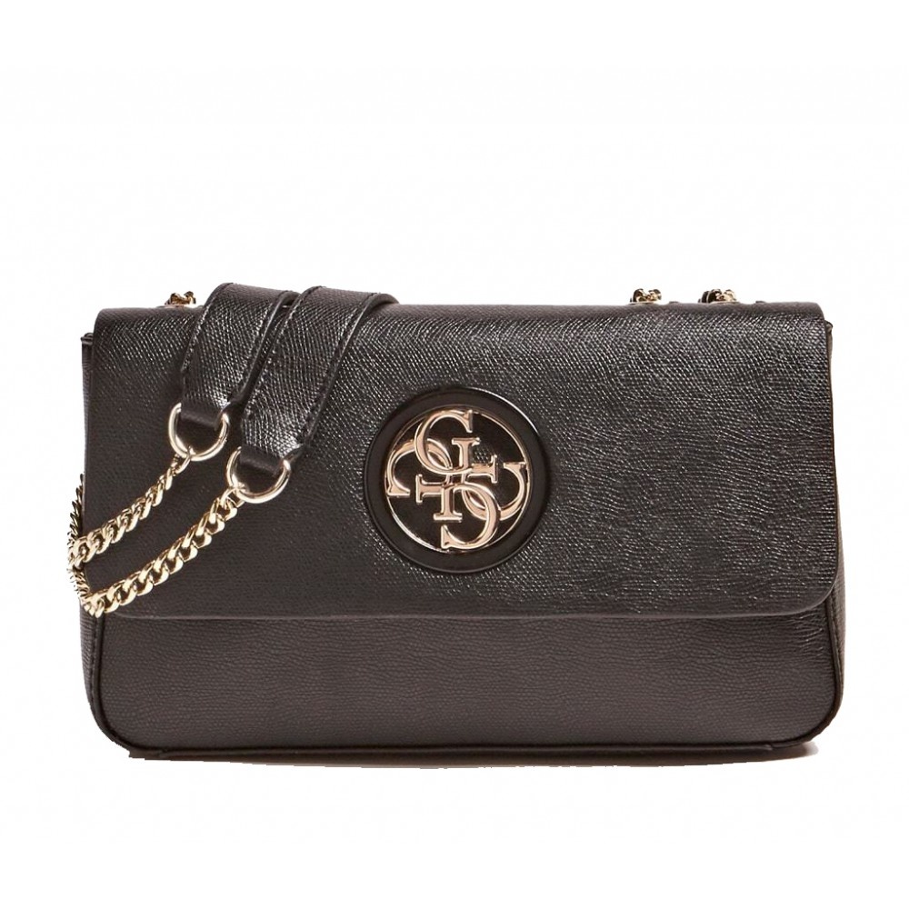 Guess dames schoudertas OpenRoad Cvrtble Xbody zwart HWVG7186210/BLA
